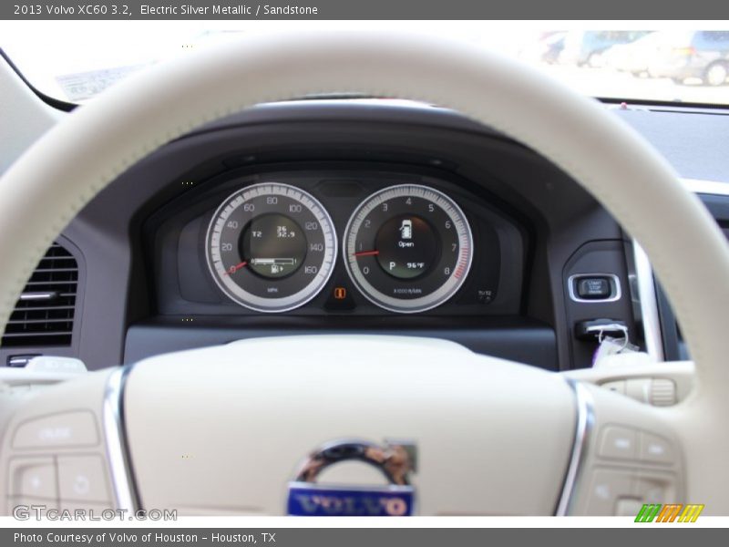 Electric Silver Metallic / Sandstone 2013 Volvo XC60 3.2