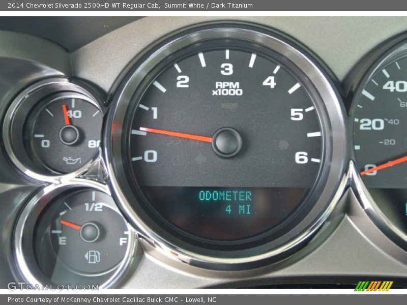 Summit White / Dark Titanium 2014 Chevrolet Silverado 2500HD WT Regular Cab
