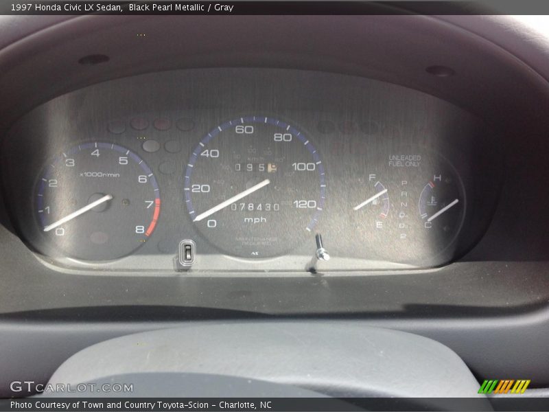  1997 Civic LX Sedan LX Sedan Gauges