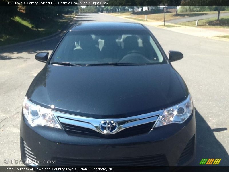 Cosmic Gray Mica / Light Gray 2012 Toyota Camry Hybrid LE