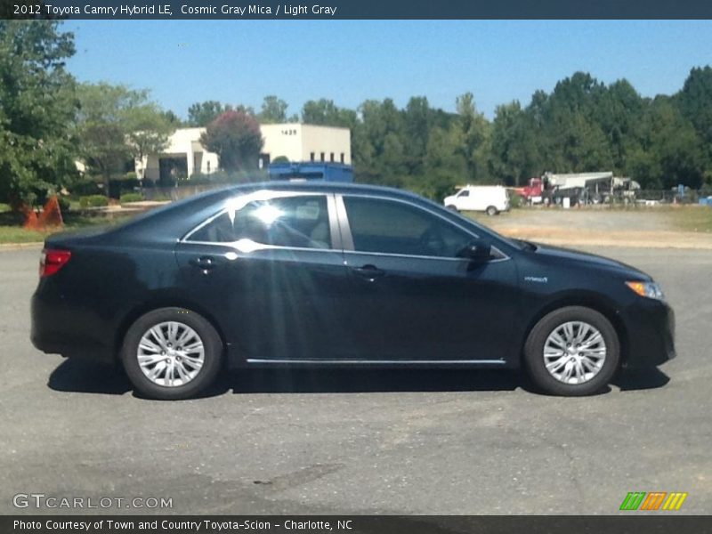 Cosmic Gray Mica / Light Gray 2012 Toyota Camry Hybrid LE