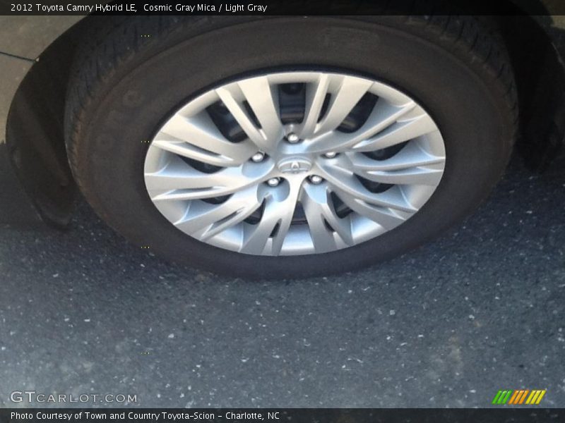 Cosmic Gray Mica / Light Gray 2012 Toyota Camry Hybrid LE
