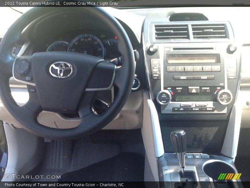 Cosmic Gray Mica / Light Gray 2012 Toyota Camry Hybrid LE