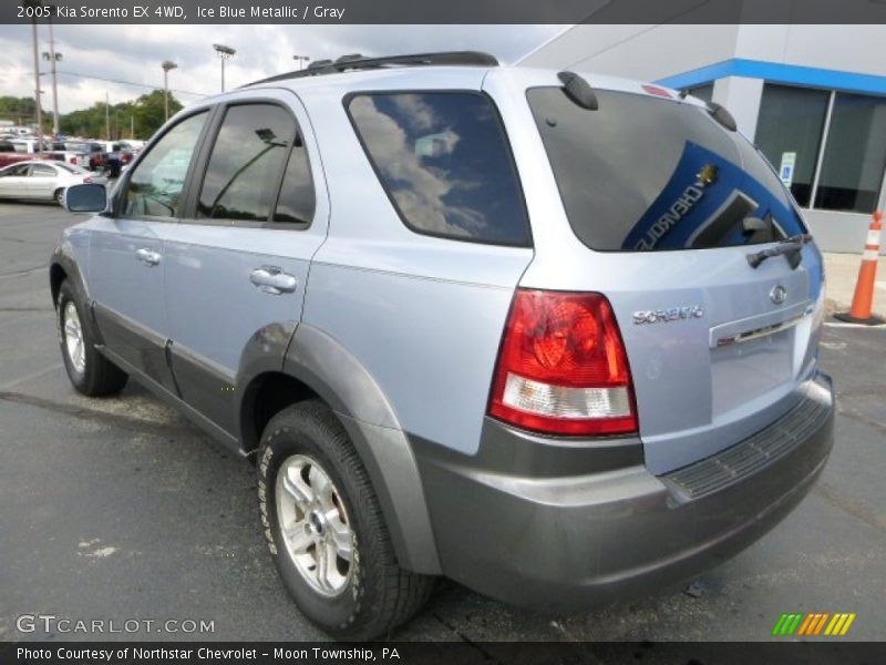 Ice Blue Metallic / Gray 2005 Kia Sorento EX 4WD