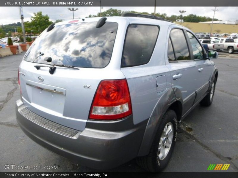 Ice Blue Metallic / Gray 2005 Kia Sorento EX 4WD