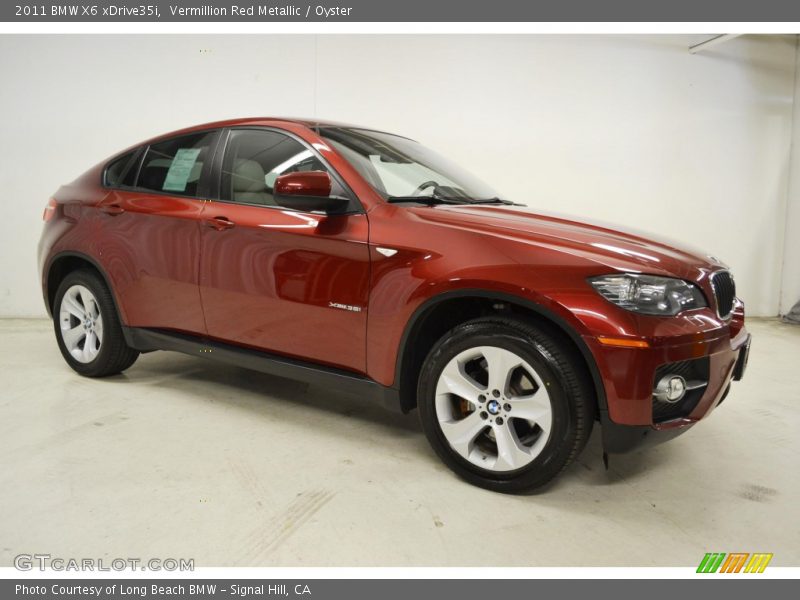 Vermillion Red Metallic / Oyster 2011 BMW X6 xDrive35i