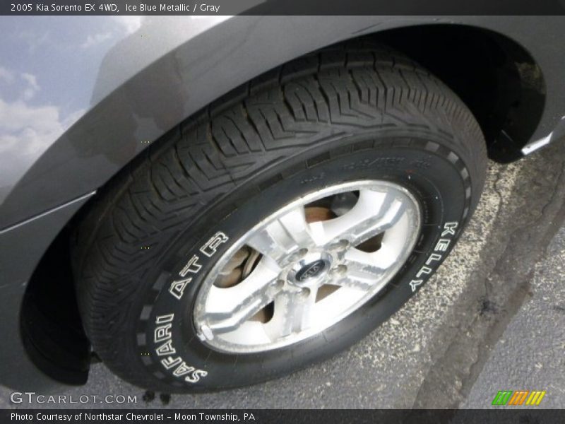 Ice Blue Metallic / Gray 2005 Kia Sorento EX 4WD