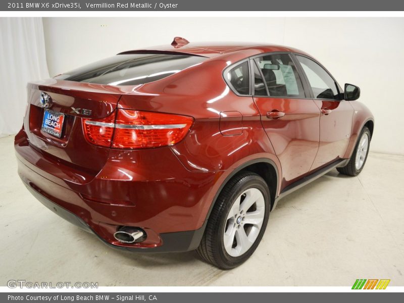 Vermillion Red Metallic / Oyster 2011 BMW X6 xDrive35i