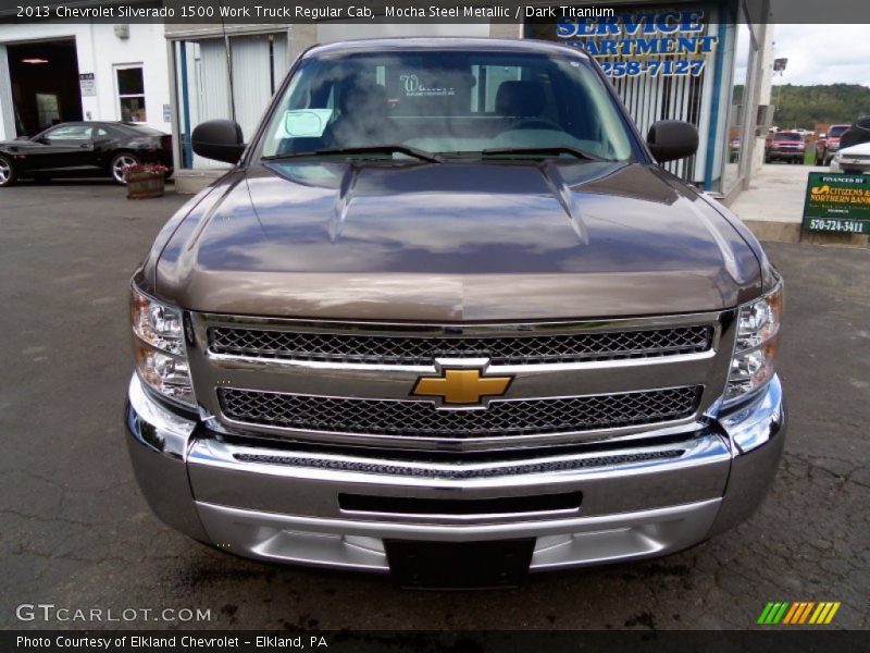 Mocha Steel Metallic / Dark Titanium 2013 Chevrolet Silverado 1500 Work Truck Regular Cab