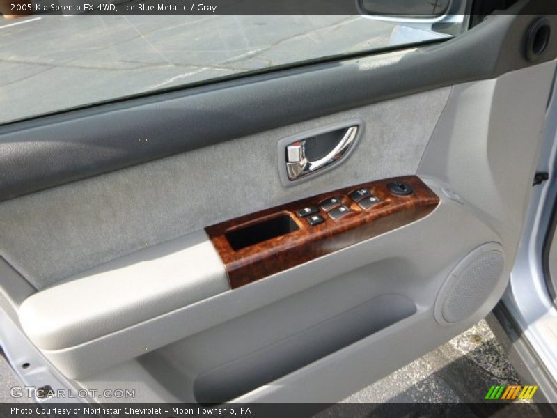 Ice Blue Metallic / Gray 2005 Kia Sorento EX 4WD