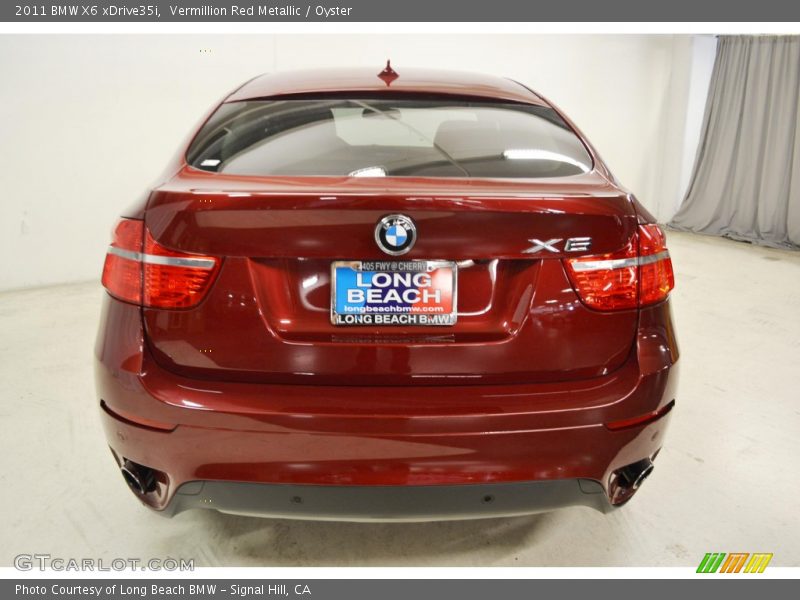 Vermillion Red Metallic / Oyster 2011 BMW X6 xDrive35i