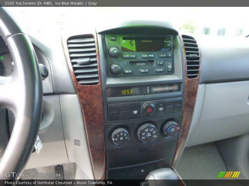 Ice Blue Metallic / Gray 2005 Kia Sorento EX 4WD