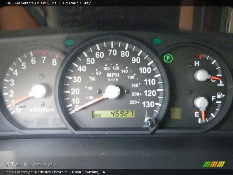  2005 Sorento EX 4WD EX 4WD Gauges