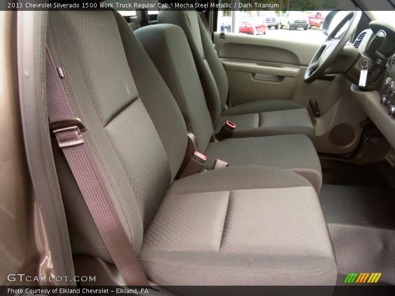 Mocha Steel Metallic / Dark Titanium 2013 Chevrolet Silverado 1500 Work Truck Regular Cab