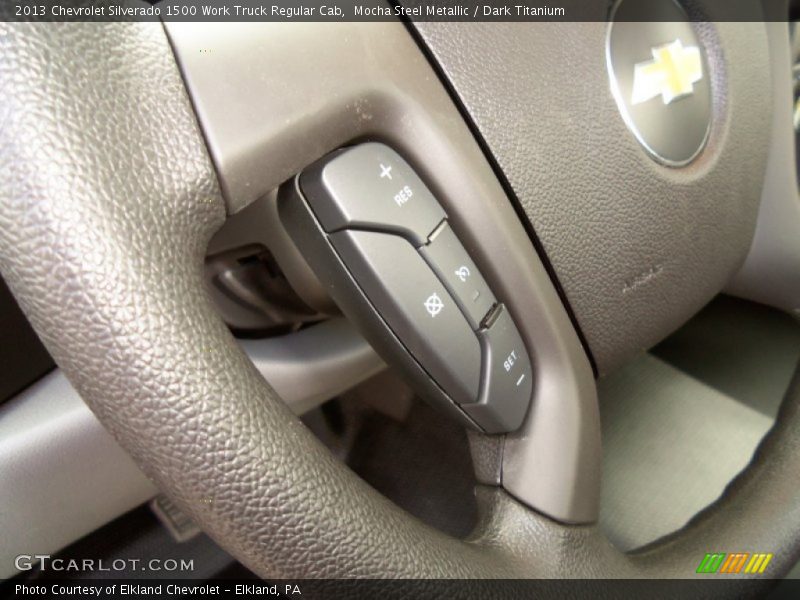 Mocha Steel Metallic / Dark Titanium 2013 Chevrolet Silverado 1500 Work Truck Regular Cab