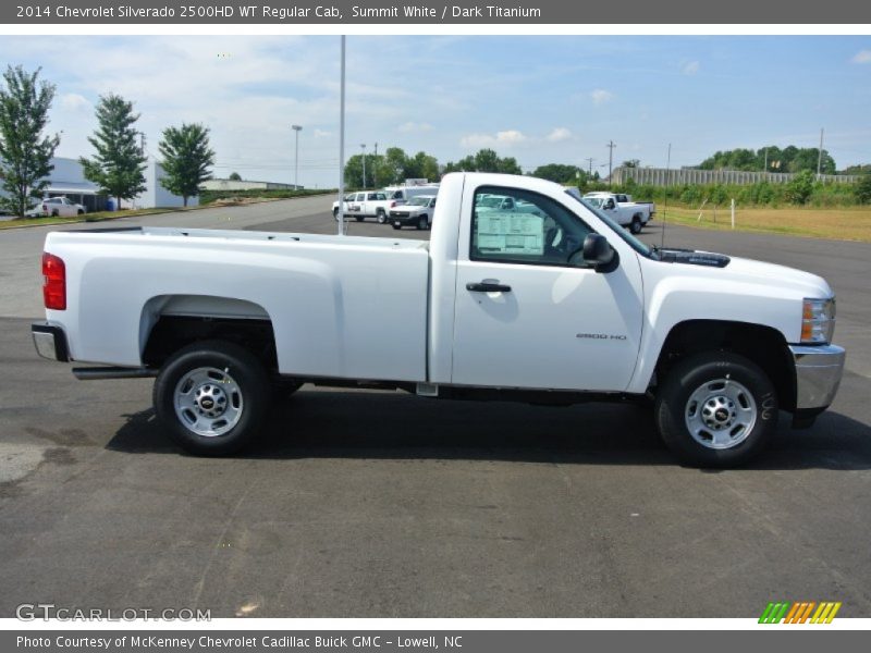 Summit White / Dark Titanium 2014 Chevrolet Silverado 2500HD WT Regular Cab