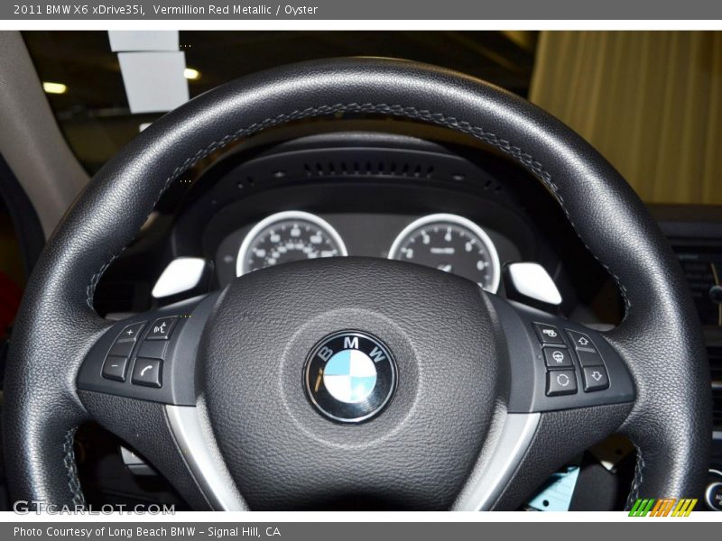 Vermillion Red Metallic / Oyster 2011 BMW X6 xDrive35i