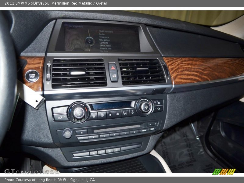 Vermillion Red Metallic / Oyster 2011 BMW X6 xDrive35i