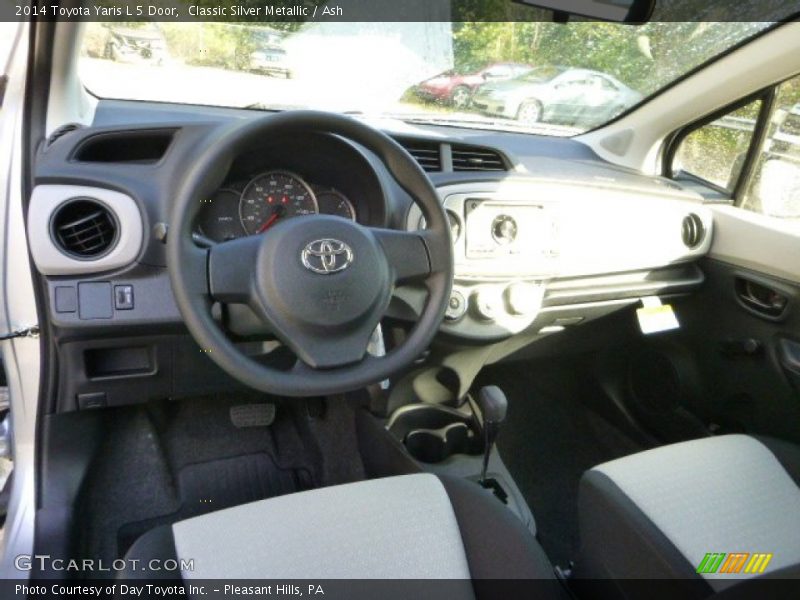 Classic Silver Metallic / Ash 2014 Toyota Yaris L 5 Door