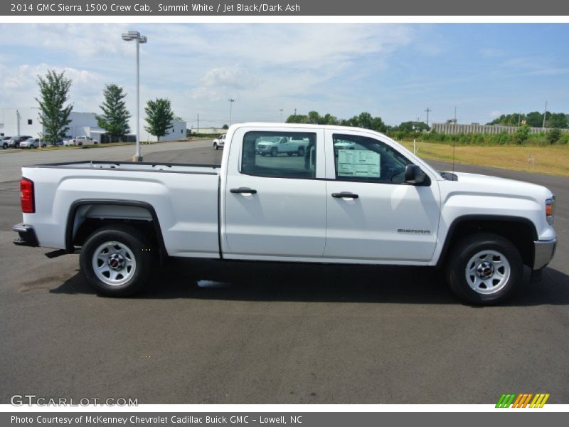 Summit White / Jet Black/Dark Ash 2014 GMC Sierra 1500 Crew Cab