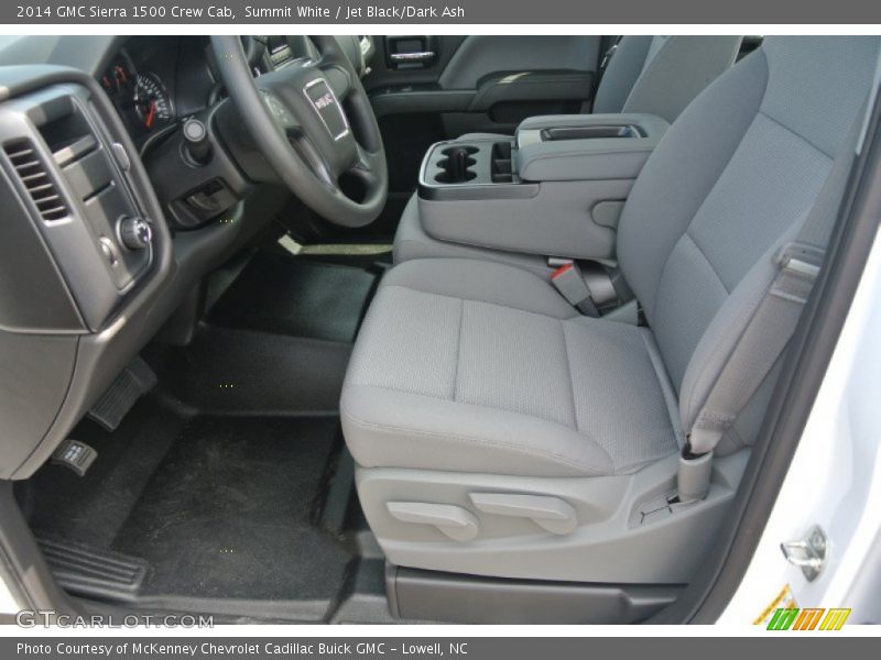 Summit White / Jet Black/Dark Ash 2014 GMC Sierra 1500 Crew Cab