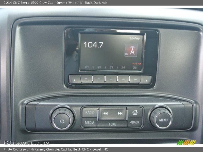 Summit White / Jet Black/Dark Ash 2014 GMC Sierra 1500 Crew Cab