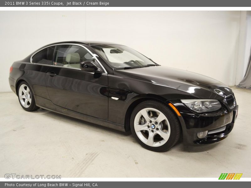Jet Black / Cream Beige 2011 BMW 3 Series 335i Coupe