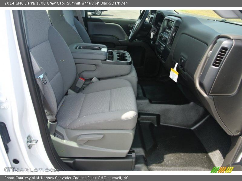 Summit White / Jet Black/Dark Ash 2014 GMC Sierra 1500 Crew Cab