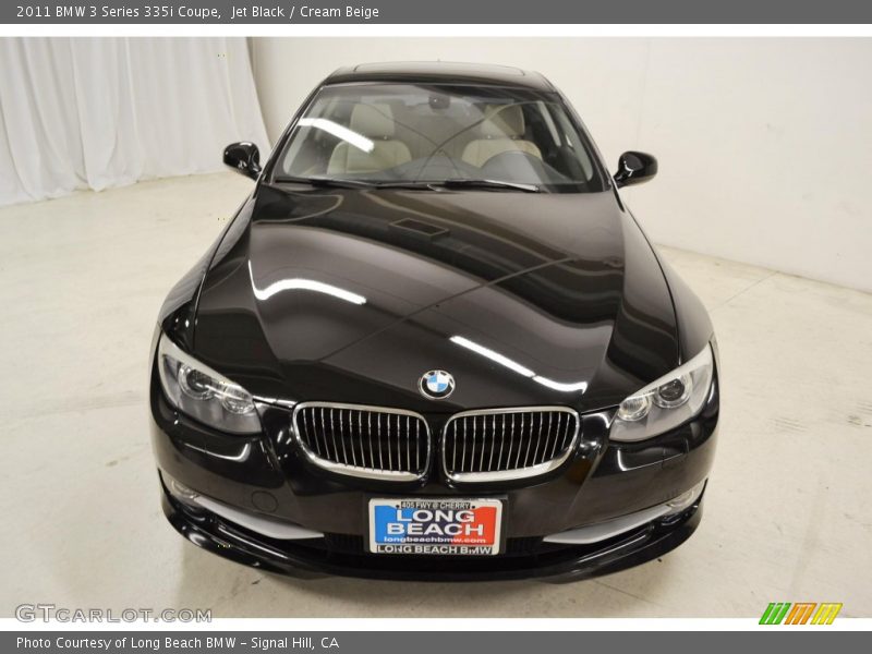 Jet Black / Cream Beige 2011 BMW 3 Series 335i Coupe