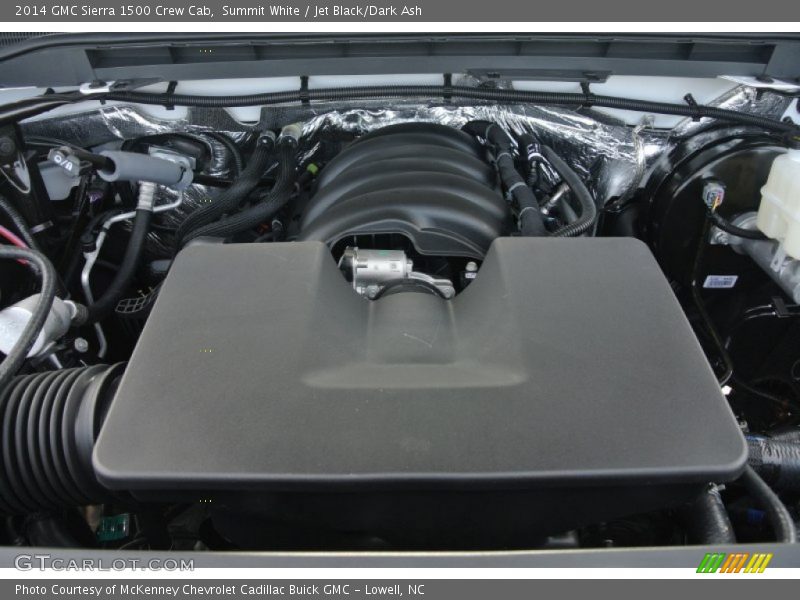 Summit White / Jet Black/Dark Ash 2014 GMC Sierra 1500 Crew Cab