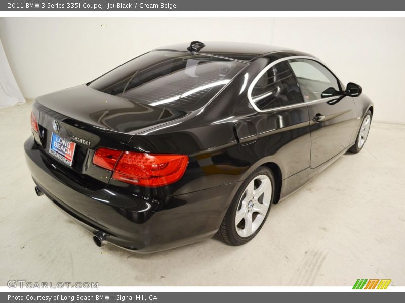 Jet Black / Cream Beige 2011 BMW 3 Series 335i Coupe