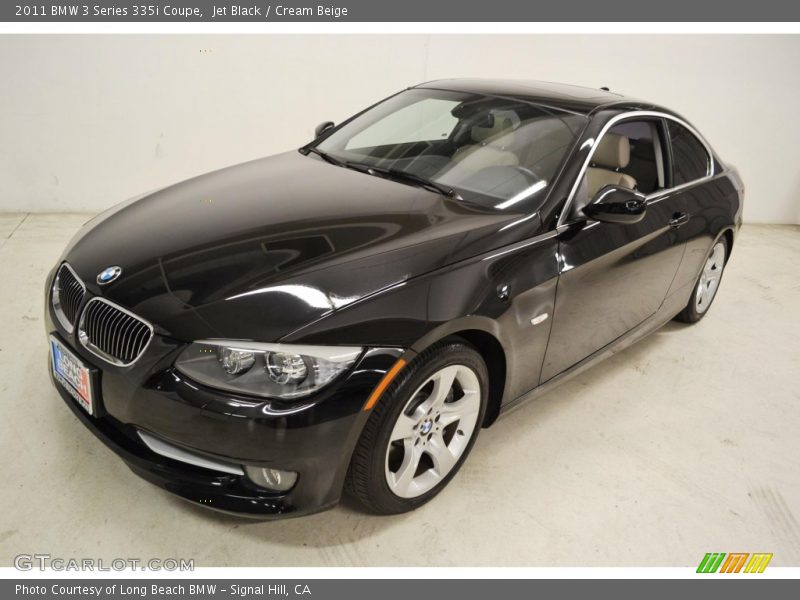 Jet Black / Cream Beige 2011 BMW 3 Series 335i Coupe