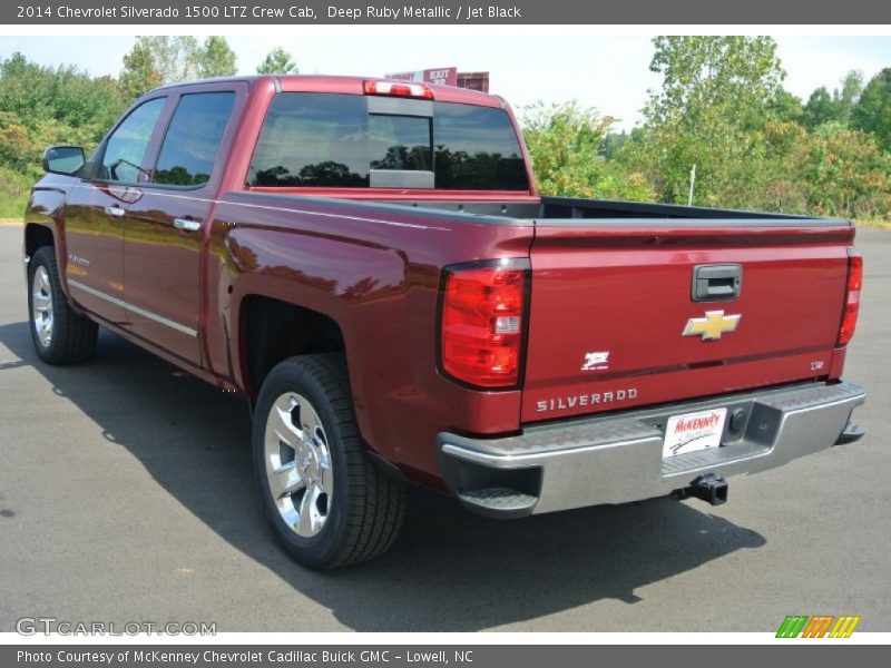 Deep Ruby Metallic / Jet Black 2014 Chevrolet Silverado 1500 LTZ Crew Cab