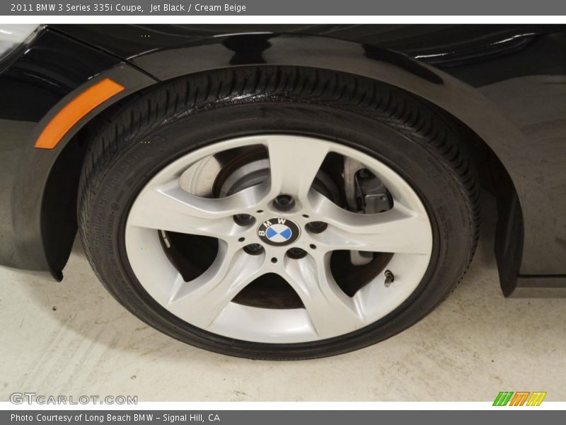Jet Black / Cream Beige 2011 BMW 3 Series 335i Coupe