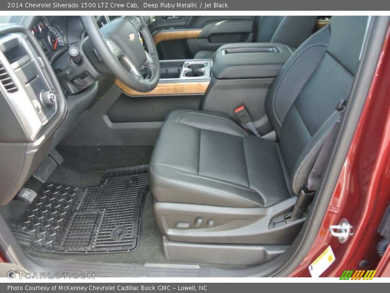 Deep Ruby Metallic / Jet Black 2014 Chevrolet Silverado 1500 LTZ Crew Cab