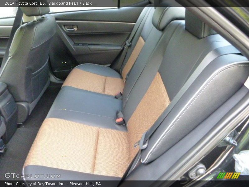 Black Sand Pearl / Black 2014 Toyota Corolla S