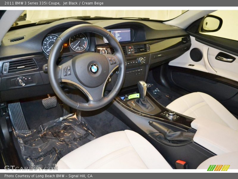 Jet Black / Cream Beige 2011 BMW 3 Series 335i Coupe