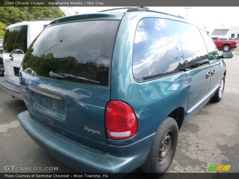 Aquamarine Metallic / Mist Gray 2000 Chrysler Voyager