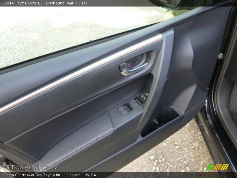 Black Sand Pearl / Black 2014 Toyota Corolla S