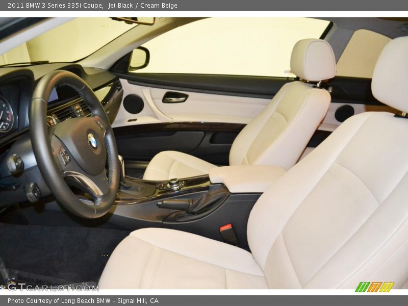 Jet Black / Cream Beige 2011 BMW 3 Series 335i Coupe
