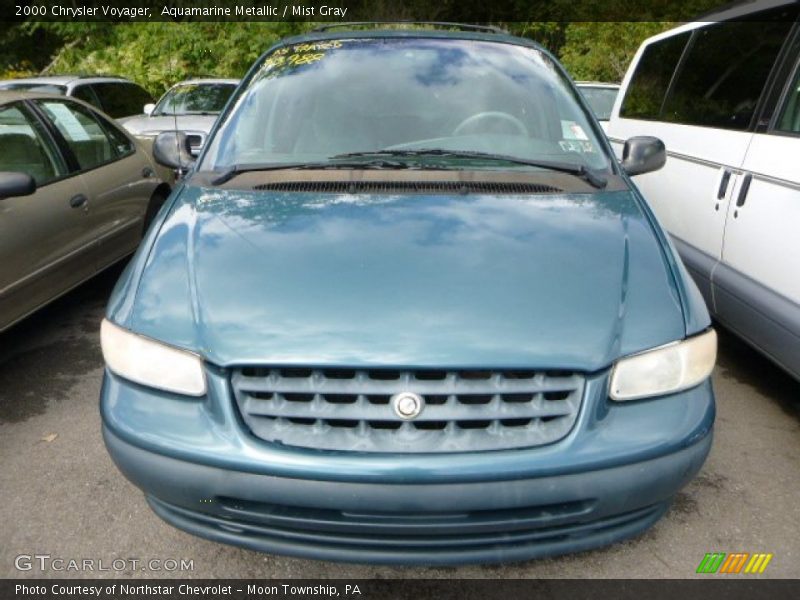 Aquamarine Metallic / Mist Gray 2000 Chrysler Voyager