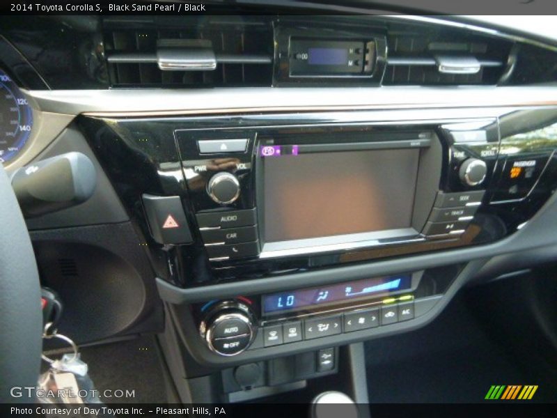 Black Sand Pearl / Black 2014 Toyota Corolla S