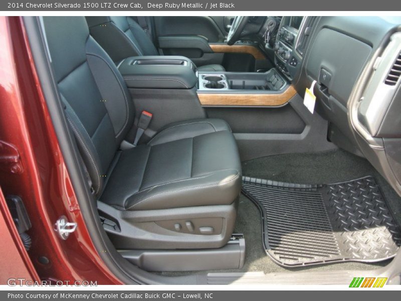Deep Ruby Metallic / Jet Black 2014 Chevrolet Silverado 1500 LTZ Crew Cab