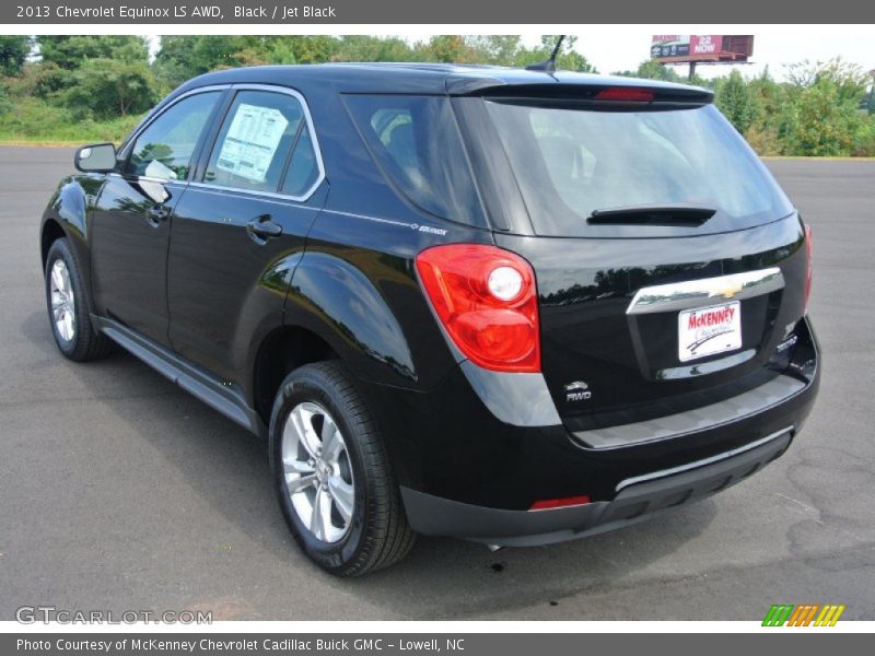 Black / Jet Black 2013 Chevrolet Equinox LS AWD