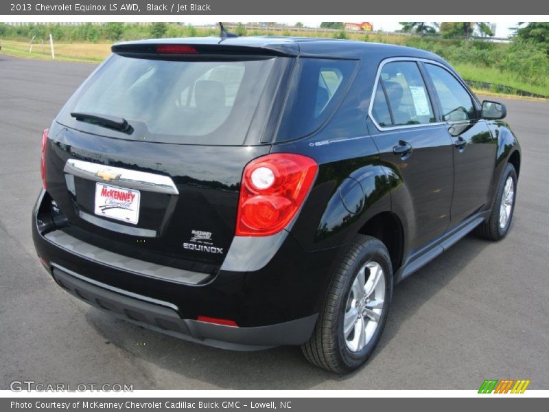 Black / Jet Black 2013 Chevrolet Equinox LS AWD