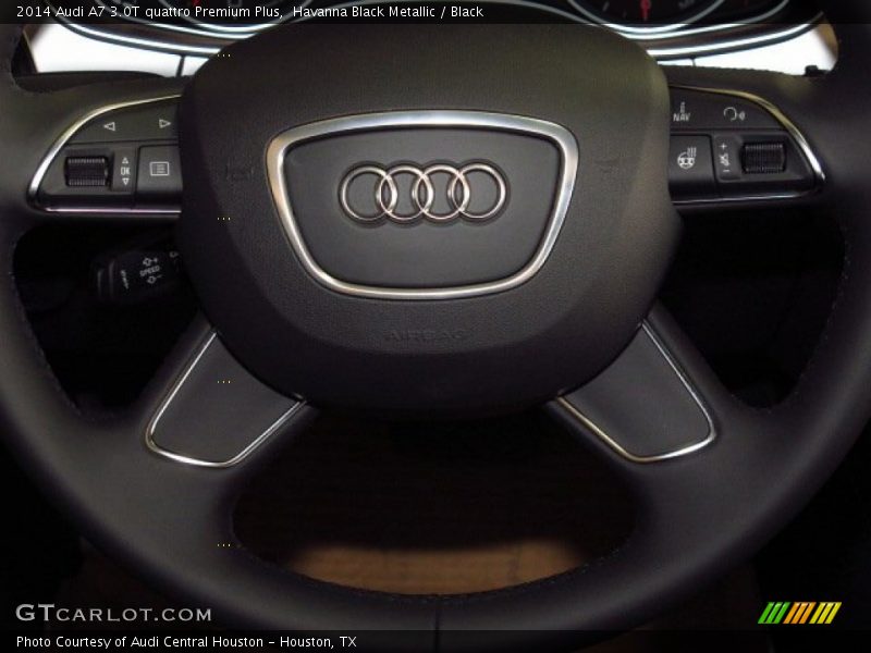 Havanna Black Metallic / Black 2014 Audi A7 3.0T quattro Premium Plus