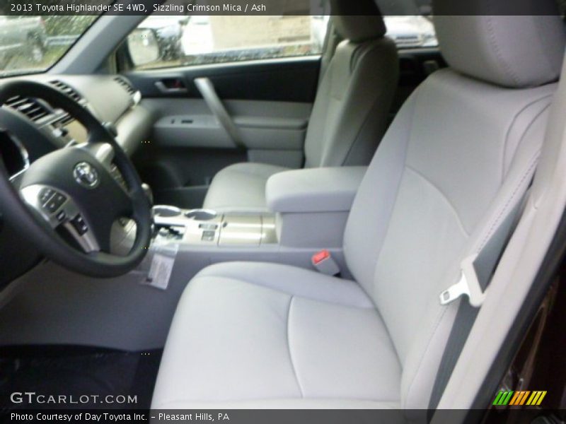 Sizzling Crimson Mica / Ash 2013 Toyota Highlander SE 4WD