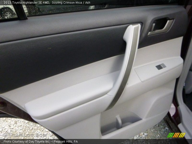 Sizzling Crimson Mica / Ash 2013 Toyota Highlander SE 4WD