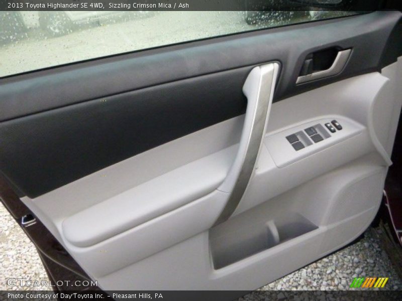 Sizzling Crimson Mica / Ash 2013 Toyota Highlander SE 4WD