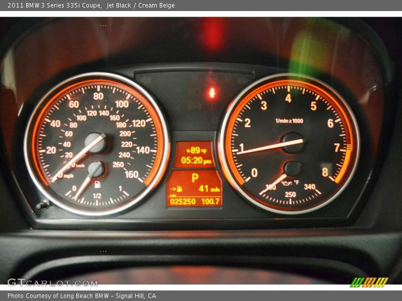 Jet Black / Cream Beige 2011 BMW 3 Series 335i Coupe